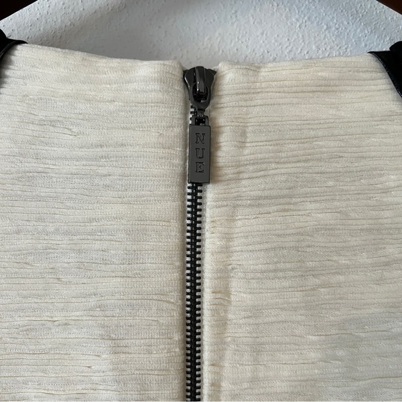 Nue By Shani Color Block Short Sleeve Crepe Heavy Dress - Picture 6 of 8